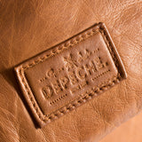 DEPECHE Oversize shopper taske i vintage look Shopper 014 Cognac