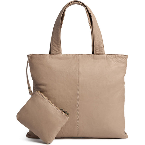 DEPECHE Oversize shopper taske i vintage look Shopper 168 Latte