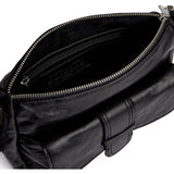 DEPECHE Powerfield crossbody i lammeskind Cross over 099 Black