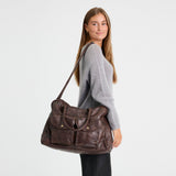 DEPECHE Powerfield weekendtaske Weekend Bag 068 Winter brown