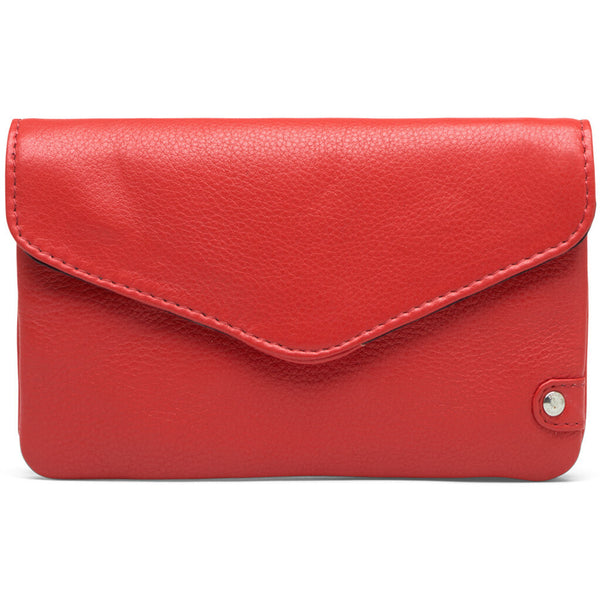 DEPECHE Pung/bæltetaske i blødt læder og tidløst design Purse / Credit card holder 043 Red
