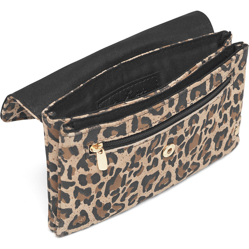 DEPECHE Pung/bæltetaske i blødt læder og tidløst design Purse / Credit card holder 082 Leopard