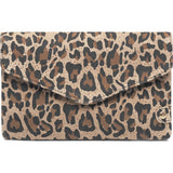 DEPECHE Pung/bæltetaske i blødt læder og tidløst design Purse / Credit card holder 082 Leopard