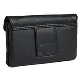 DEPECHE Pung/bæltetaske i blødt læder og tidløst design Purse / Credit card holder 154 Black/Brass