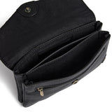 DEPECHE Pung/bæltetaske i blødt læder og tidløst design Purse / Credit card holder 154 Black/Brass