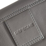 DEPECHE Pung/bæltetaske i blødt læder og tidløst design Purse / Credit card holder 158 Thunder grey