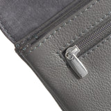 DEPECHE Pung/bæltetaske i blødt læder og tidløst design Purse / Credit card holder 158 Thunder grey