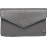 DEPECHE Pung/bæltetaske i blødt læder og tidløst design Purse / Credit card holder 158 Thunder grey