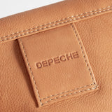 DEPECHE Pung/bæltetaske i blødt læder og tidløst design Purse / Credit card holder 014 Cognac