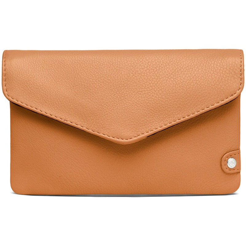 DEPECHE Pung/bæltetaske i blødt læder og tidløst design Purse / Credit card holder 014 Cognac