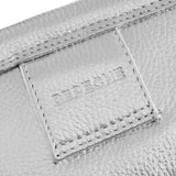 DEPECHE Pung/bæltetaske i blødt læder og tidløst design Purse / Credit card holder 098 Silver