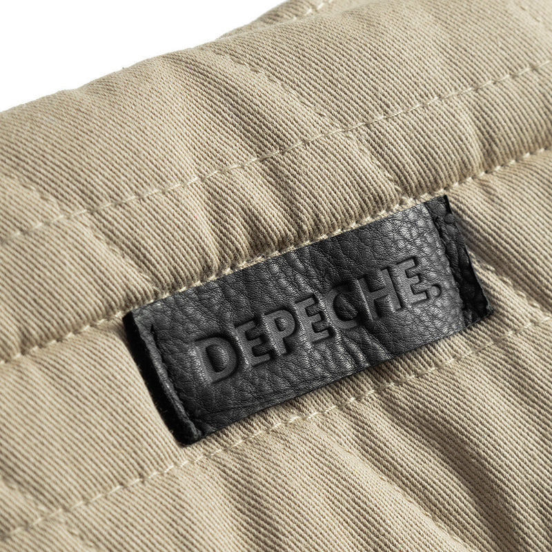 DEPECHE Quiltet håndtaske med smukke detaljer Shoulderbag / Handbag 011 Sand