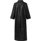 Depeche leather wear RayeDEP Lang Skindkjole Dresses 099 Black (Nero)