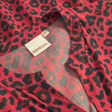 Depeche Clothing Rød leo Kylie kjole Dresses 277 Red Animal Print