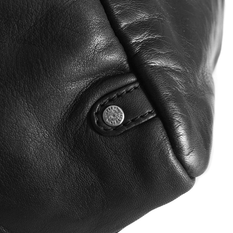 DEPECHE Rummelig weekendtaske i blød skindkvalitet Weekend Bag 099 Black (Nero)