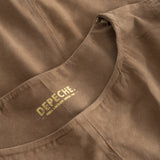 Depeche leather wear Ruskinds t-shirt i en dejlig og blød kvalitet Tops 197 Desert Sand