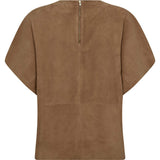 Depeche leather wear Ruskindsbluse Blouse 007 Mud