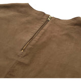 Depeche leather wear Ruskindsbluse Blouse 007 Mud