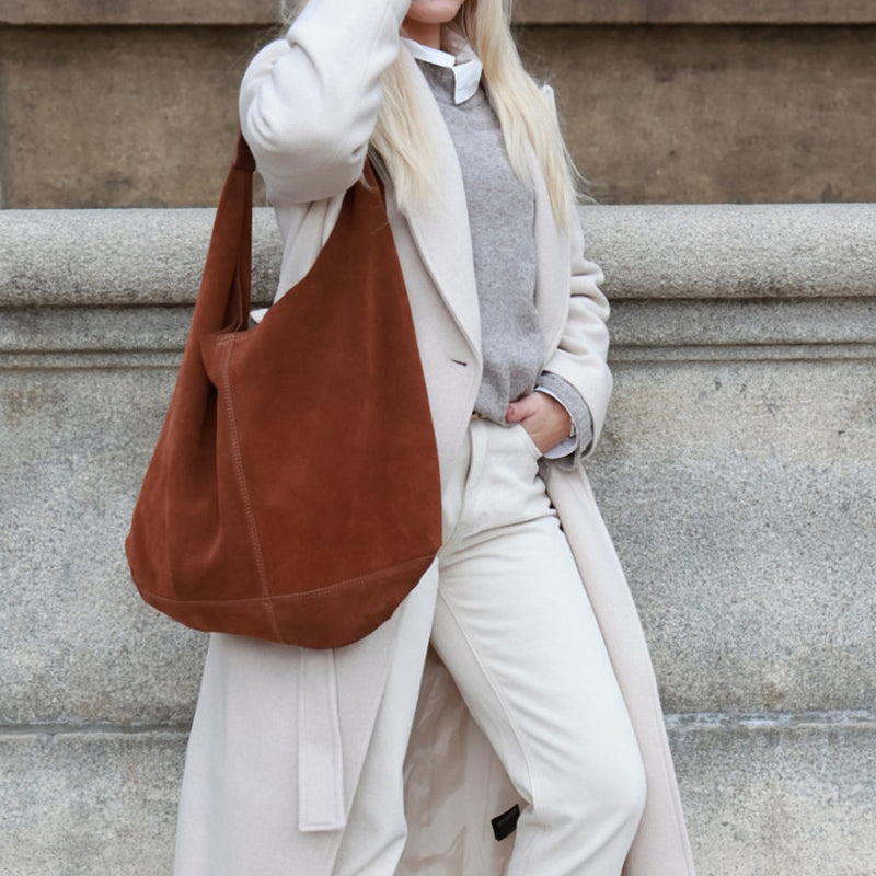 DEPECHE Ruskindsshopper Shopper 014 Cognac