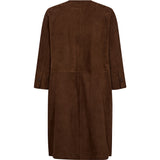 Depeche leather wear Sandy ruskindskjole Shirts 307 Choco