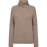Depeche Clothing Sarah Alpaca Rullekrave Strik Knitwear 011 Sand
