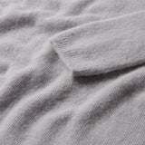 Depeche Clothing Sarah Alpaca Rullekrave Strik Knitwear 332 Light Grey Melange