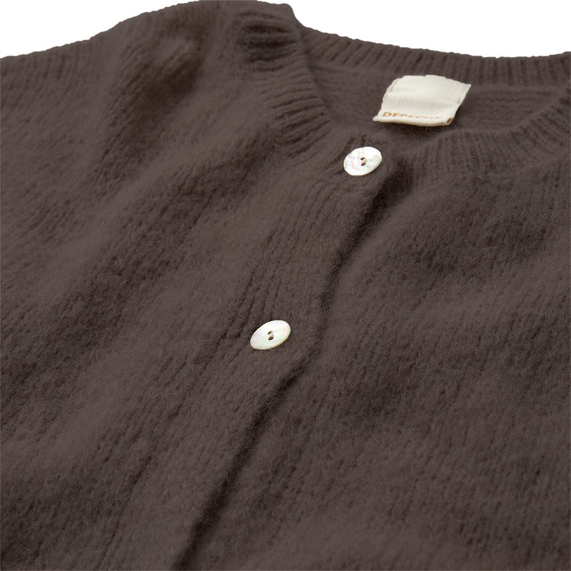 Depeche Clothing Sarah alpaca strik cardigan Knitwear 015 Brown