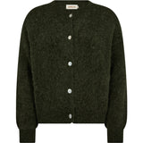 Depeche Clothing Sarah alpaca strik cardigan Knitwear 054 Khaki