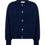 Depeche Clothing Sarah alpaca strik cardigan Knitwear 237 Marine