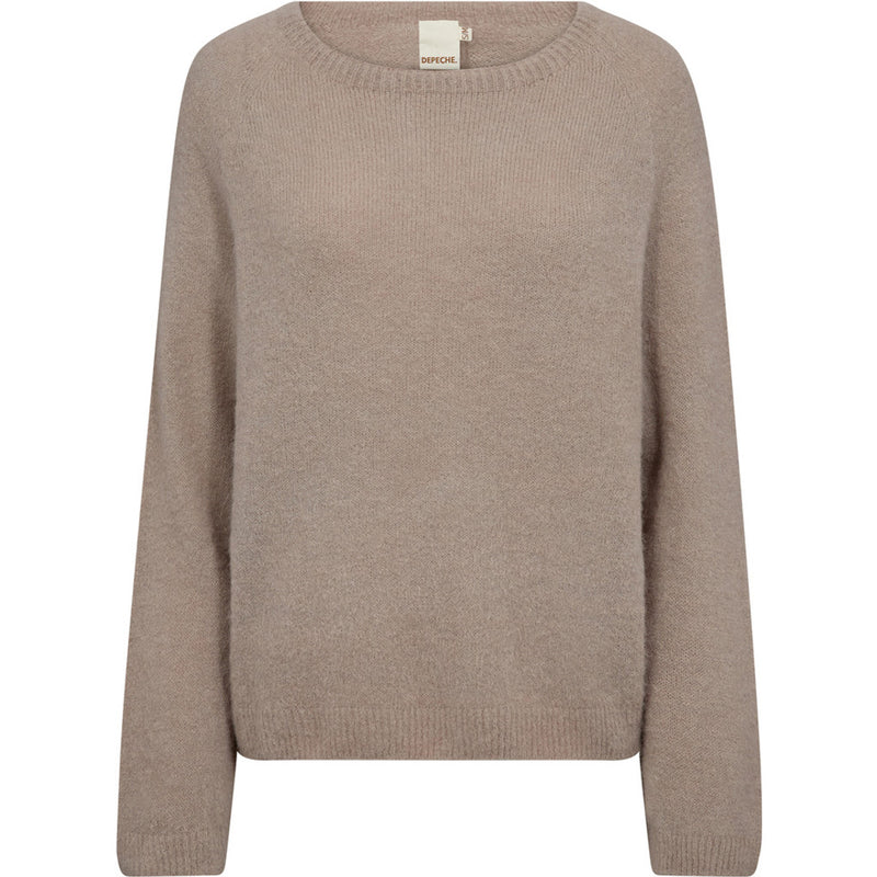 Depeche Clothing Sarah alpacha strik Knitwear 011 Sand