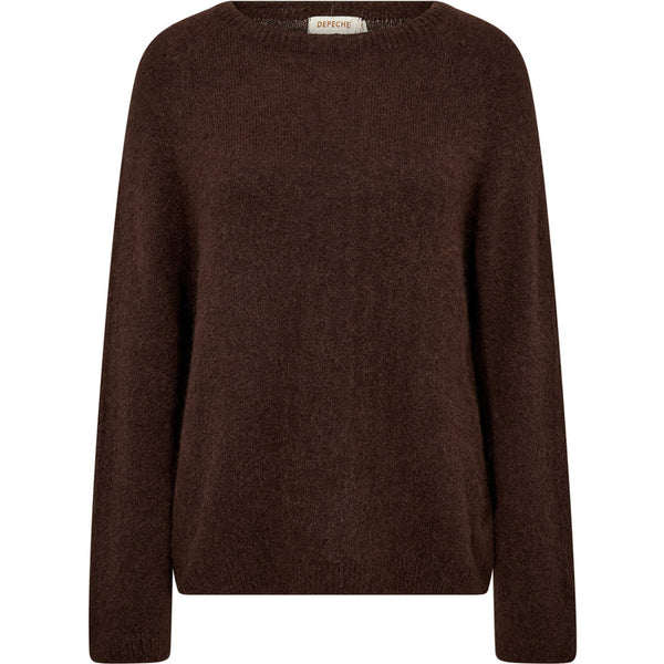 Depeche Clothing Sarah alpacha strik Knitwear 015 Brown