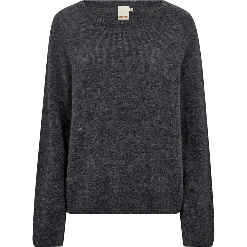 Depeche Clothing Sarah alpacha strik Knitwear 254 Grey Melange