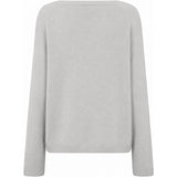 Depeche Clothing Sarah alpacha strik Knitwear 332 Light Grey Melange