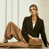 Depeche leather wear Savanna ruskindsblazer Blazer 067 Dusty brown