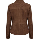 Depeche leather wear Sharon ruskindsskjorte Shirt 311 Wood