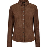 Depeche leather wear Sharon ruskindsskjorte Shirt 311 Wood