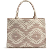 DEPECHE Shopper dekoreret med eksklusivt print Shopper 045 Dusty Rose