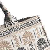 DEPECHE Shopper dekoreret med eksklusivt print Shopper 275 Sand printed