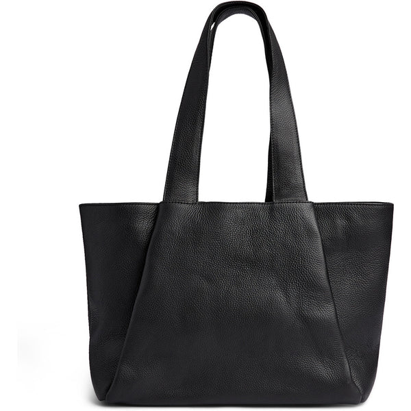 DEPECHE Shopper med leopard foer Shopper 099 Black (Nero)