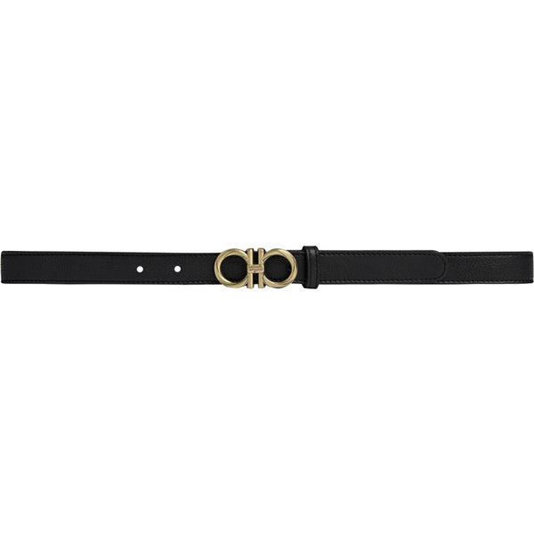 DEPECHE Skindbælte med spænde Belts 190 Black / Gold