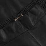 Depeche leather wear Skindbukser med smuk detalje (HW) Pants 099 Black (Nero)