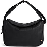 DEPECHE Skuldertaske med leopard foer Shoulderbag / Handbag 099 Black (Nero)