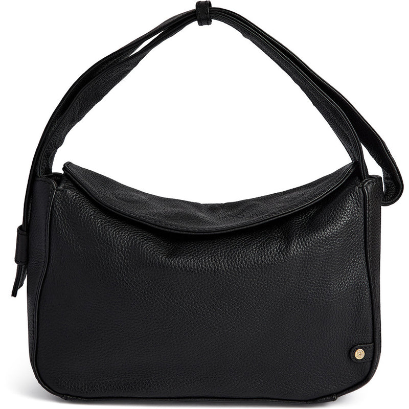 DEPECHE Skuldertaske med leopard foer Shoulderbag / Handbag 099 Black (Nero)