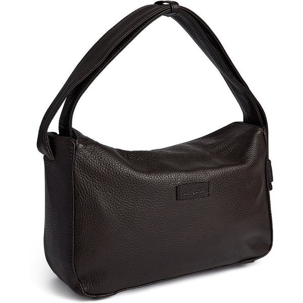 DEPECHE Skuldertaske med leopard foer Shoulderbag / Handbag 161 Dark brown