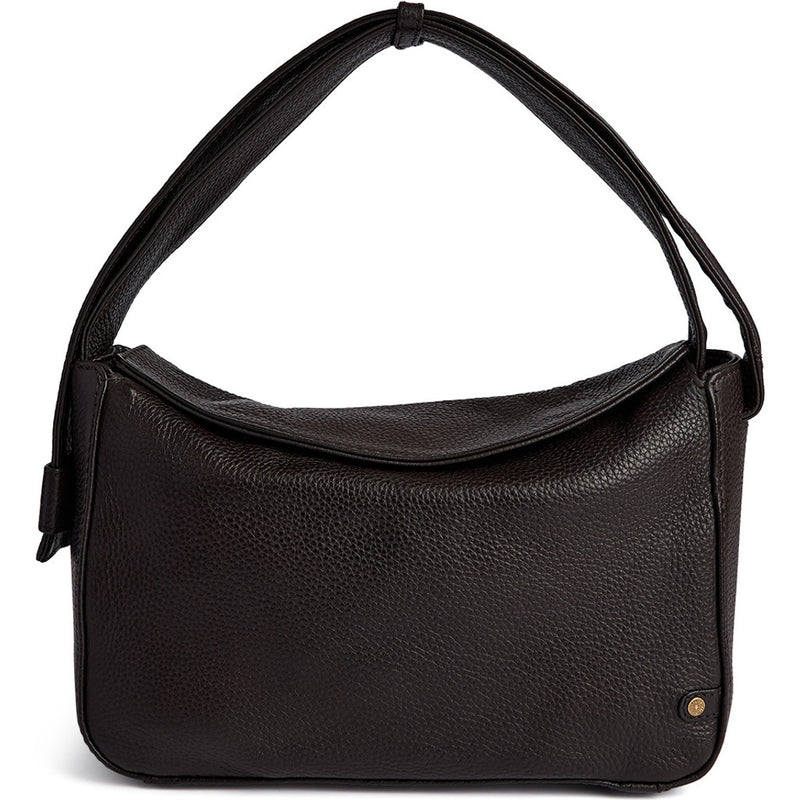 DEPECHE Skuldertaske med leopard foer Shoulderbag / Handbag 161 Dark brown