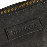 DEPECHE Skuldertaske med lynlåsdetaljer Shoulderbag / Handbag 099 Black (Nero)