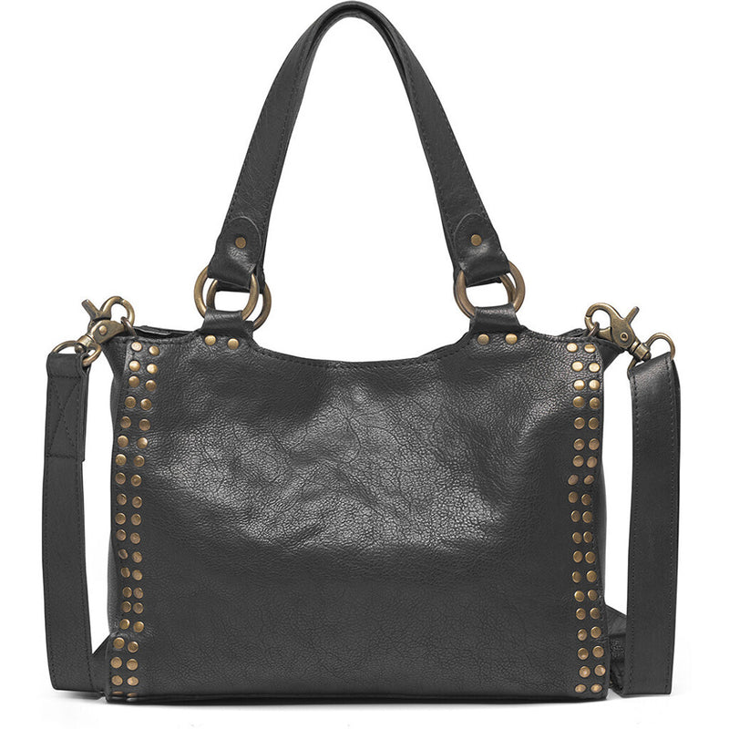 DEPECHE Skuldertaske med smukke gyldne nitter Shoulderbag / Handbag 099 Black (Nero)