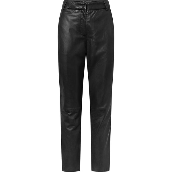 Depeche leather wear Smuk Camma læder chino buks Pants 099 Black (Nero)