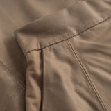Depeche leather wear Smuk Elinor lædernederdel med elastik på bagsiden Skirts 199 Nougat