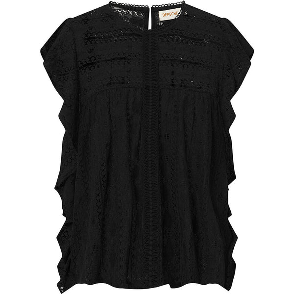 Depeche Clothing Smuk Nelly blonde top Tops 099 Black (Nero)